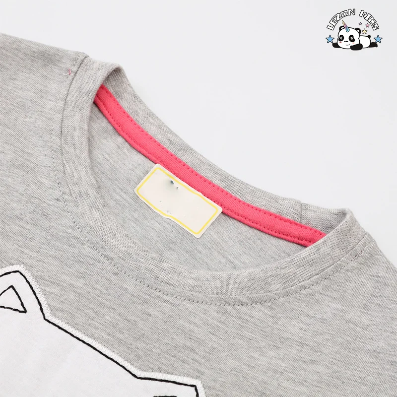 LEZONKIDS - 2024 Most Popular Sweeter Style Long Sleeve Cartoon Printing Children's Princess Dress for Kids